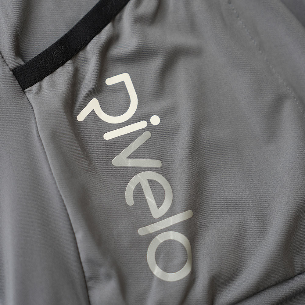 Rivelo | Mens Newlands Jersey (Charcoal Grey/White)