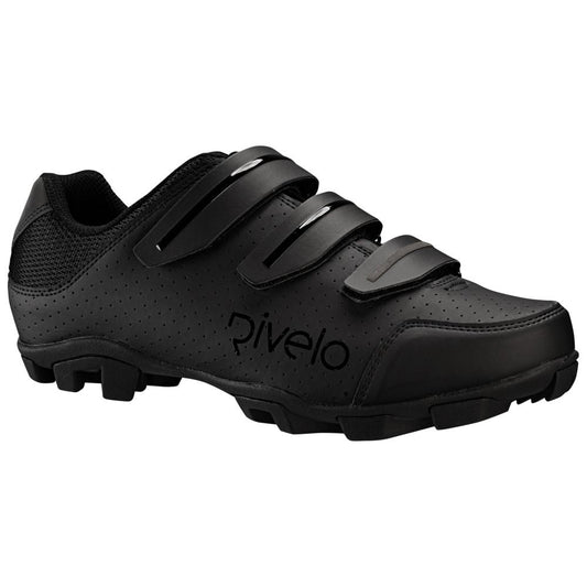 Rivelo | Sherwood Velcro Cycling Shoes (Black)