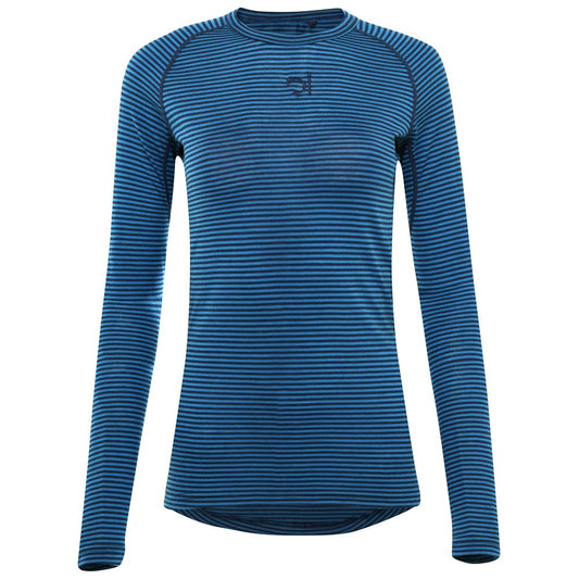 Rivelo | Womens Ashdown Merino Blend Long Sleeve Base Layer (Teal/Navy)