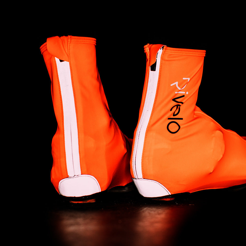 Orange overshoes deals