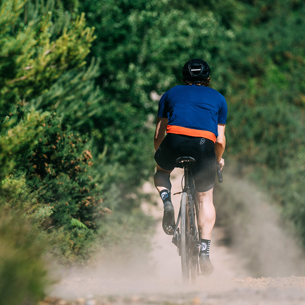 Rivelo | Mens Cresswell Merino Blend Tee (Navy)