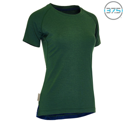 Rivelo | Womens Cresswell Merino Blend Tee (Racing Green)