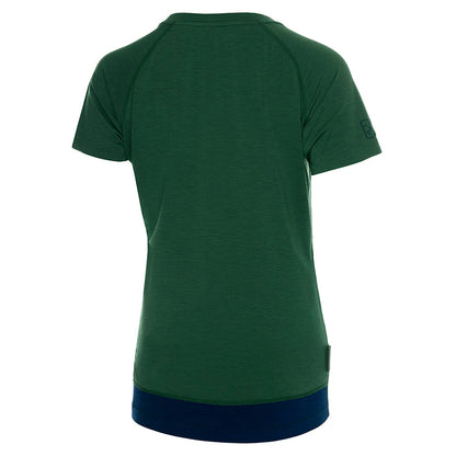 Womens Cresswell Merino Blend Tee (Racing Green)