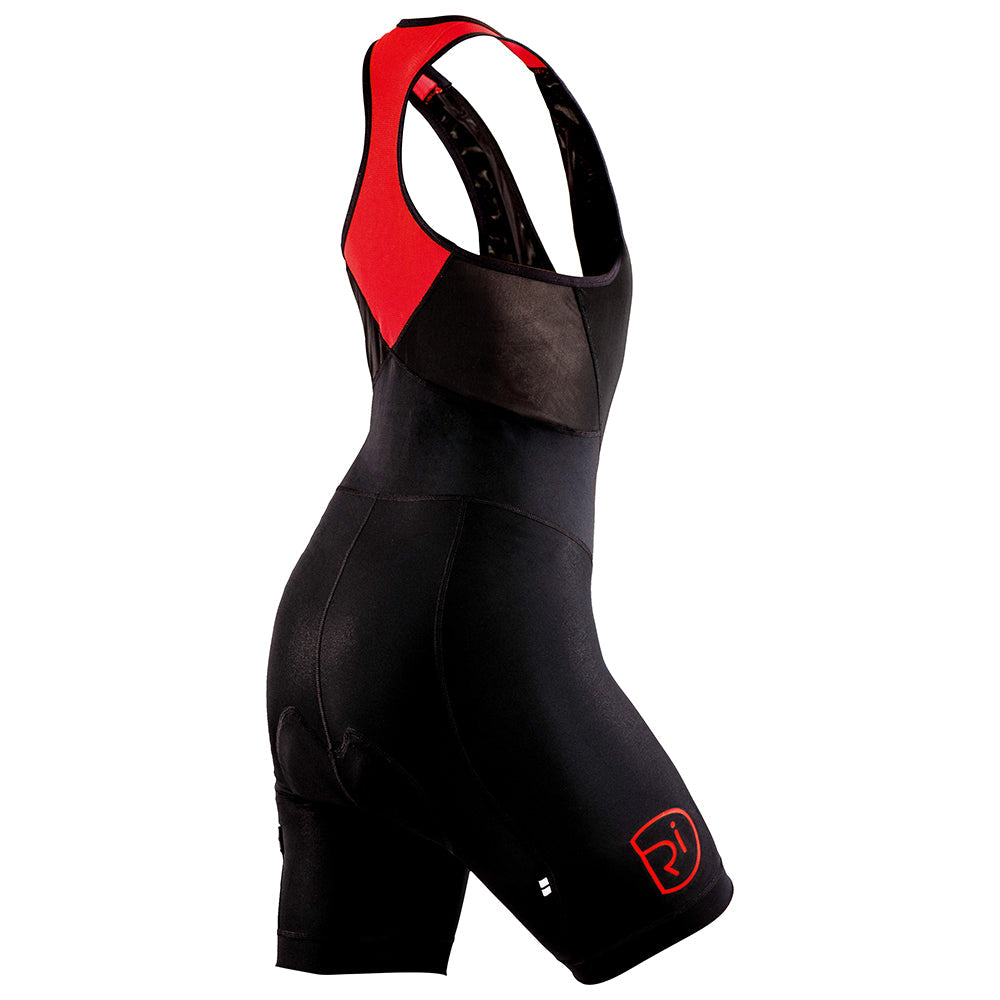 Womens Fernhurst Bib Shorts (Black/Red)