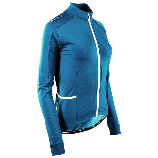 Rivelo | Womens Frensham Thermal Long Sleeve Jersey (Teal)