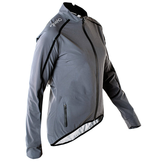 Rivelo | Womens Larkstone High Performance Rain Jacket (Charcoal)